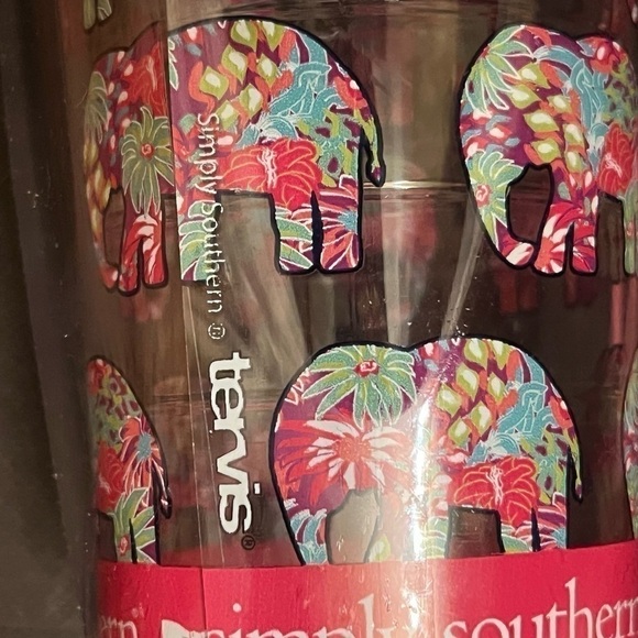 TERVIS & Simply Southern monogram “b” boho elephant tumbler 24oz unused - Picture 3 of 16